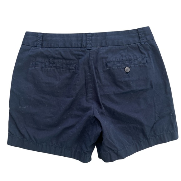 J.CREW Chino Brown-In Navy Blue Shorts Womens Size 2 - Picture 3 of 3